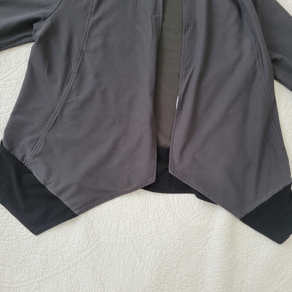 Eileen Fisher Color Block Drape Jacket - Picture 5 of 8